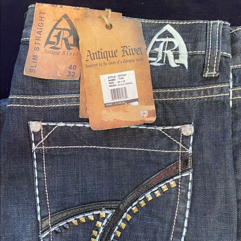 Antique Rivet Jeans